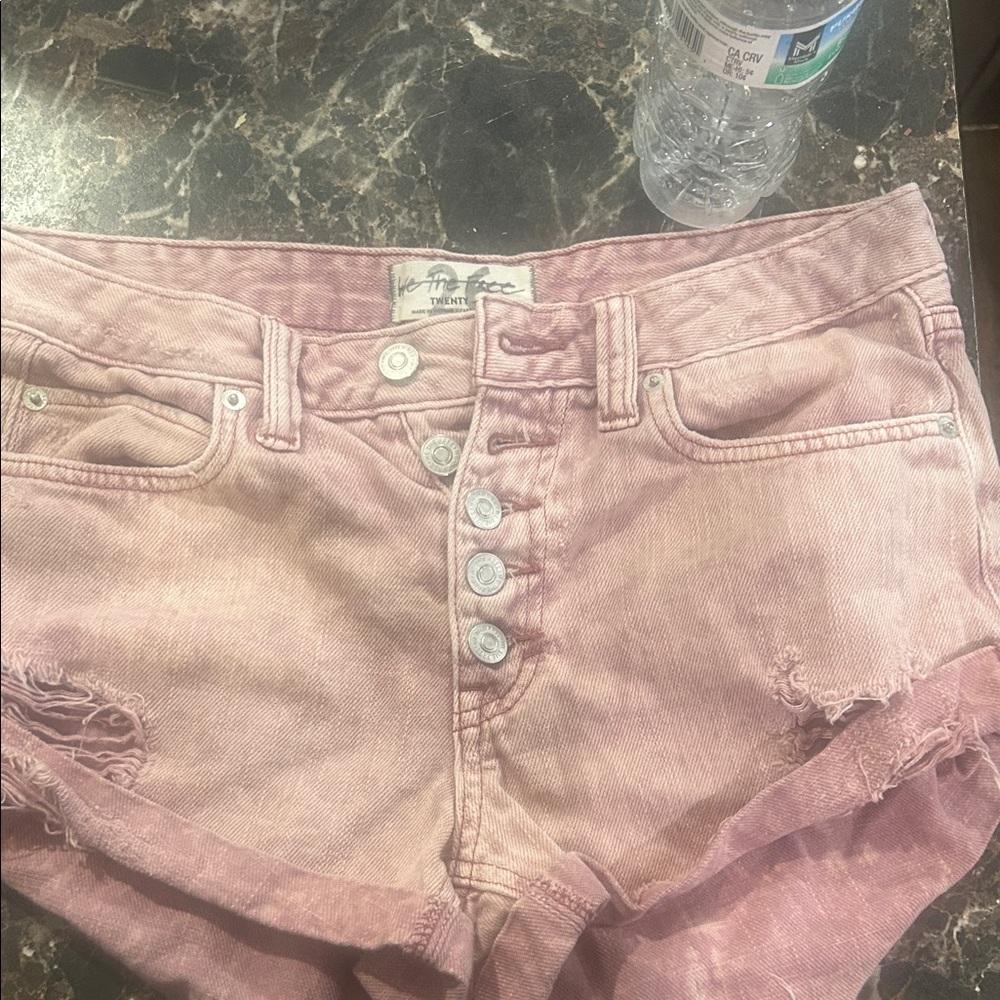FP Movement by Free People Pink Jean Shorts